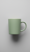 Matte ceramic mug in sage green