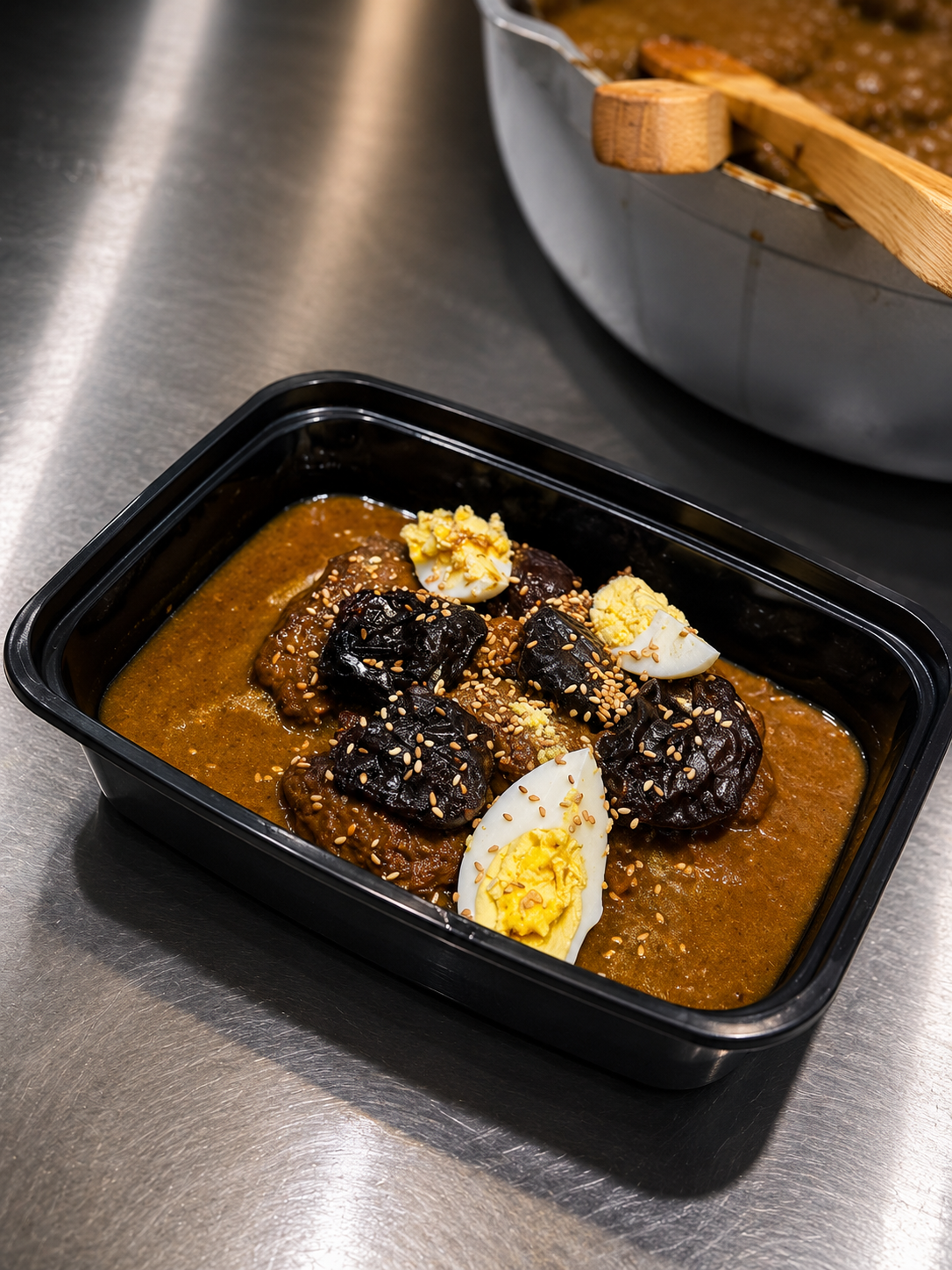 a Tajine Lamb Prunes